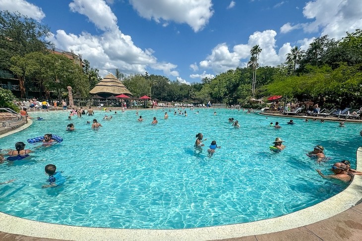 Take a dip in the resort's refreshing pool