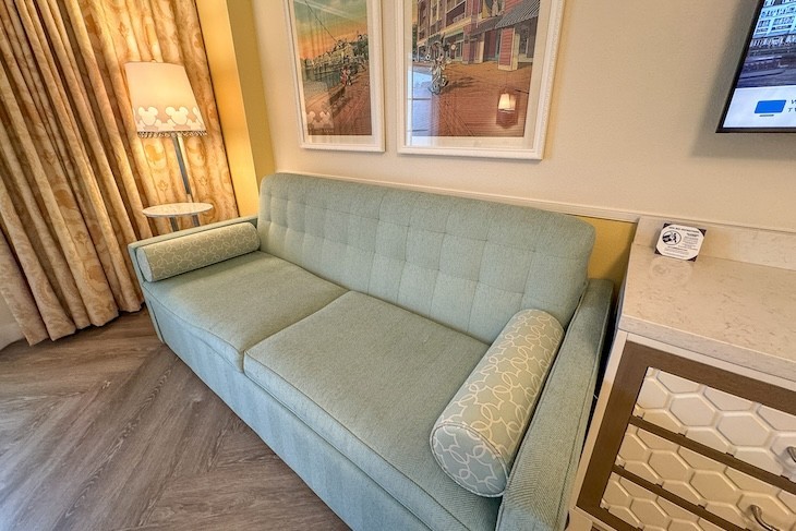 Standard guest room sleeper sofa